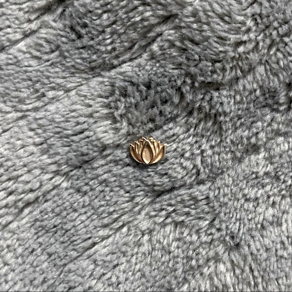 BVLA Solid 14k Rose Gold Lotus Internally Threaded End